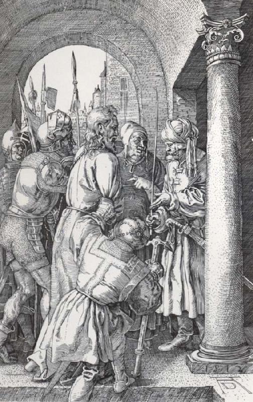 Chris before pilate, Albrecht Durer